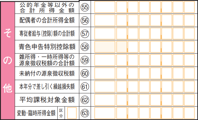 国税庁「申告書第一表・第二表【令和５年分以降用】」