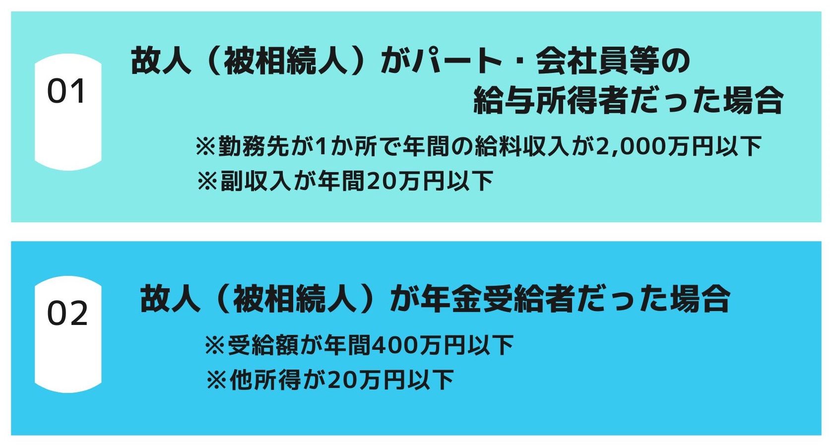 準確定申告が不要となるケース